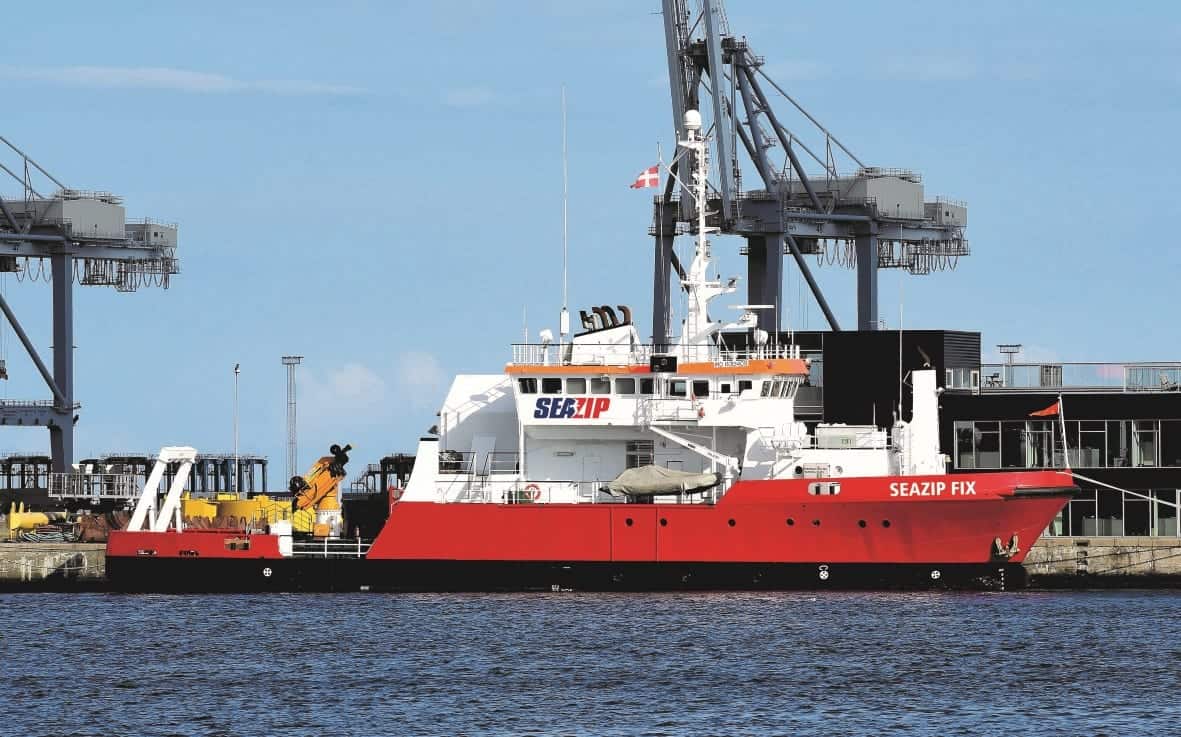 Ice Class Survey Vessel Fitted with ROV Platform Unmanned Systems