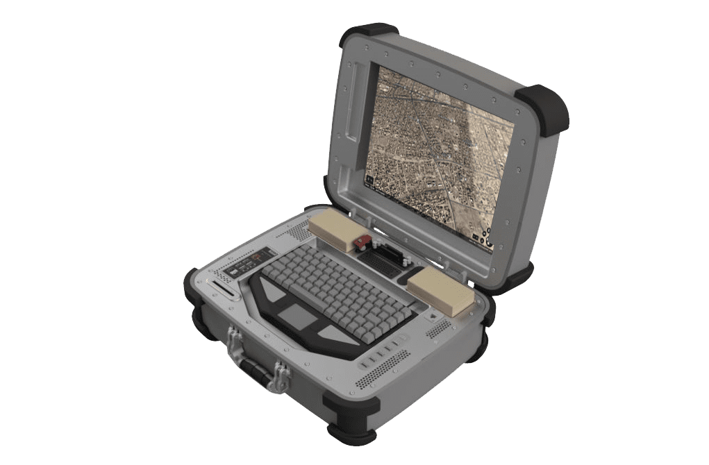 Rugged embedded computer display