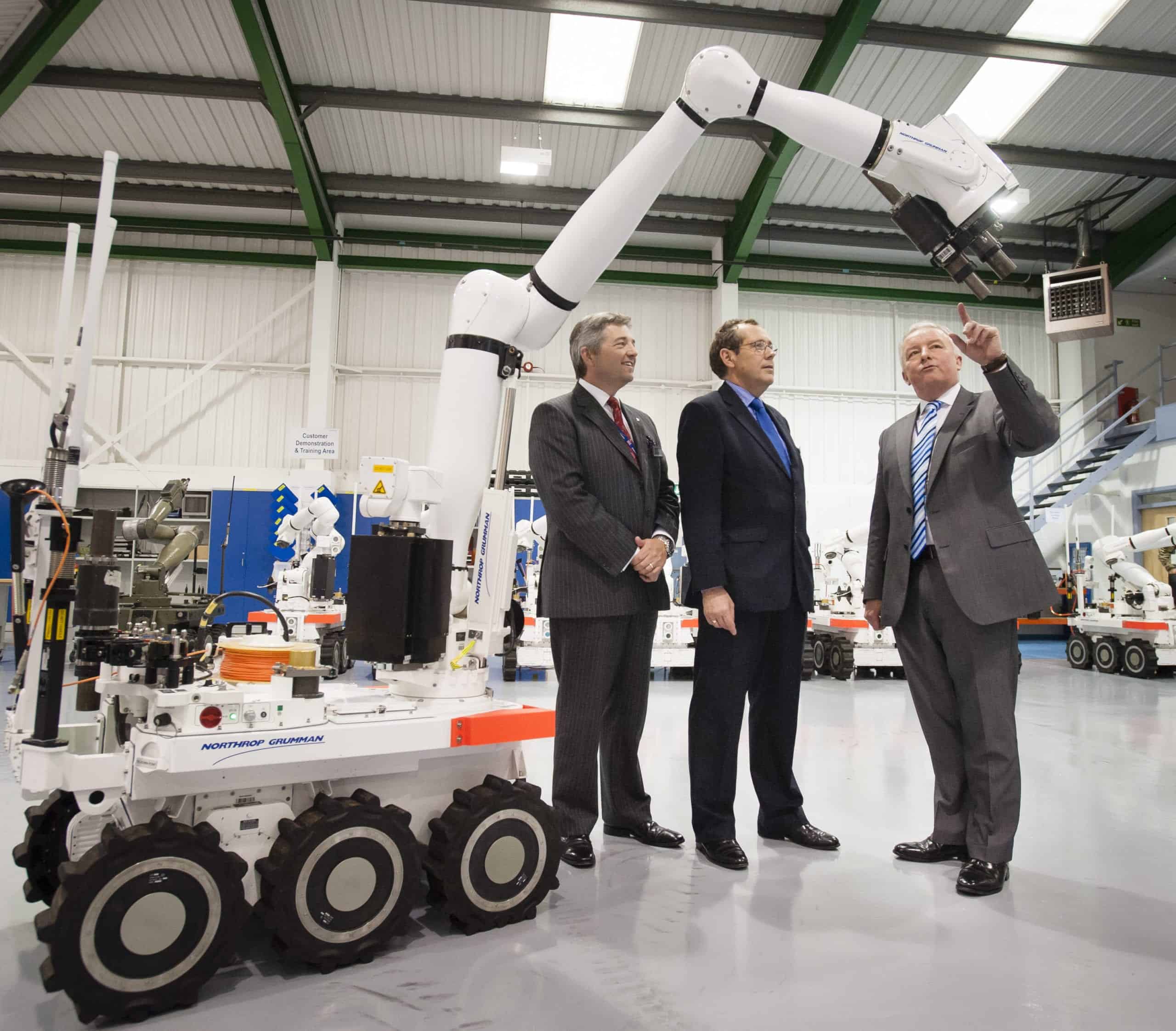 Defence Minister Visits Northrop Grumman's Unmanned Ground Vehicle
