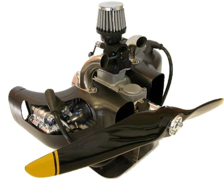 Red Back 2-Cylinder Boxer Heavy Fuel UAV Engine