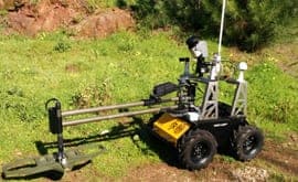 Husky Minesweeping Robot
