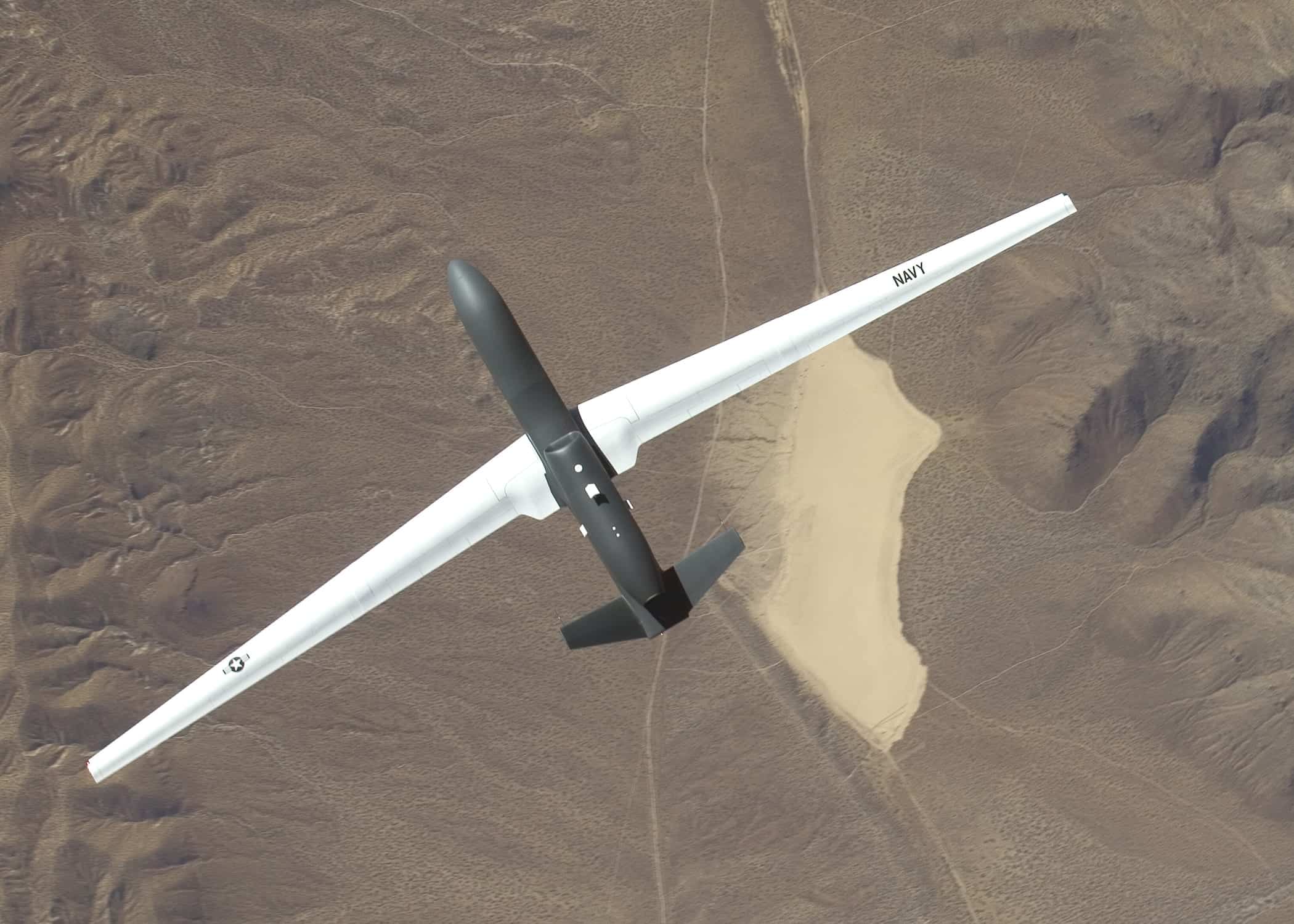 Picture showing Northrop Grumman BAMS-D Unmanned Aircraft