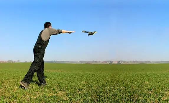 Agricultural Drone Launch