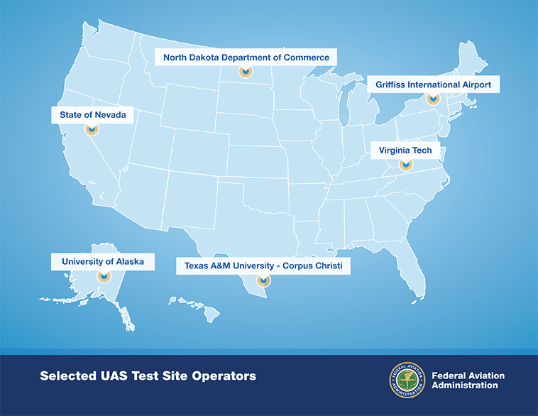 FAA UAS Test Sites