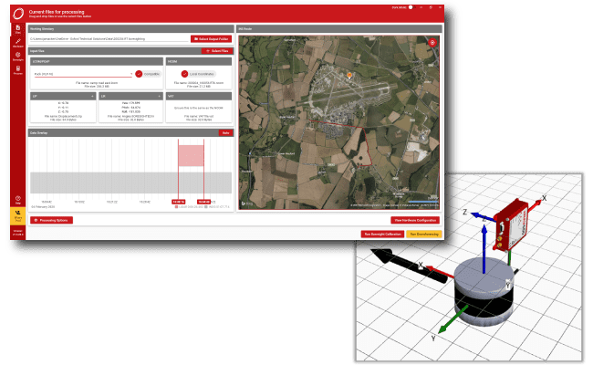 Software for creating georeferenced 3D pointclouds