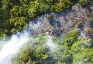 Hawaii Volcano Lava Flow