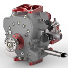 80S Multi-AIE Fuel Rotary UAV Engine