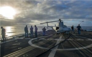 MQ-8B Fire Scout aboard Coast Guard Cutter