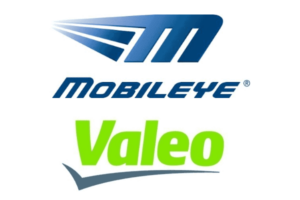 Mobileye and Valeo logos