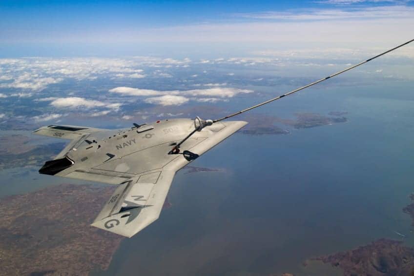 X47B Unmanned Aircraft Achieves First Autonomous InFlight Refueling UST