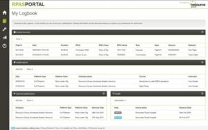 RPAS Portal Logbook