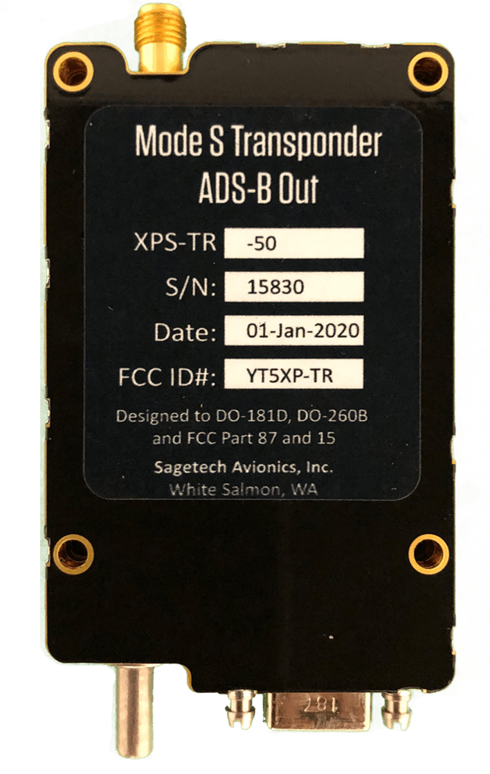 Sagetech Avionics Provides Drone ADSB Transponder Solutions Unmanned