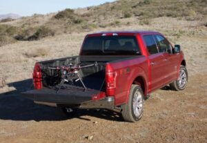 Ford truck with drone