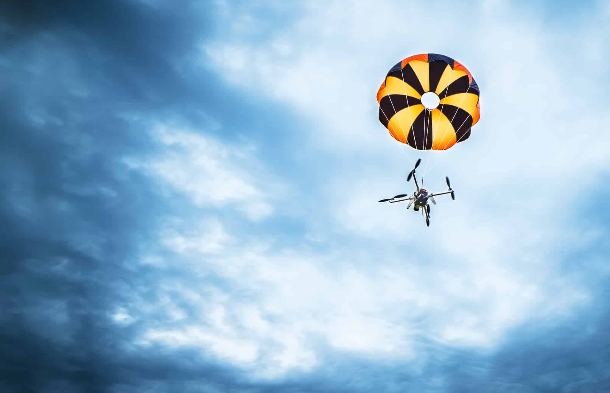 Parachute Recovery for Multirotor, VTOL & Fixed Wing UAV