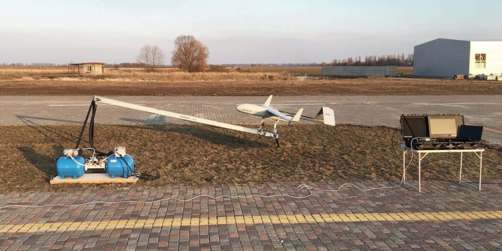Pneumatic UAV Catapult Launcher