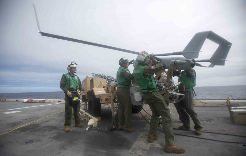 US Marines with Blackjack UAS