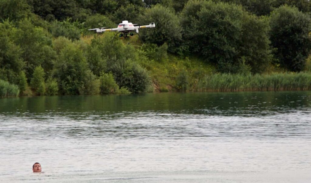 microdrones water rescue