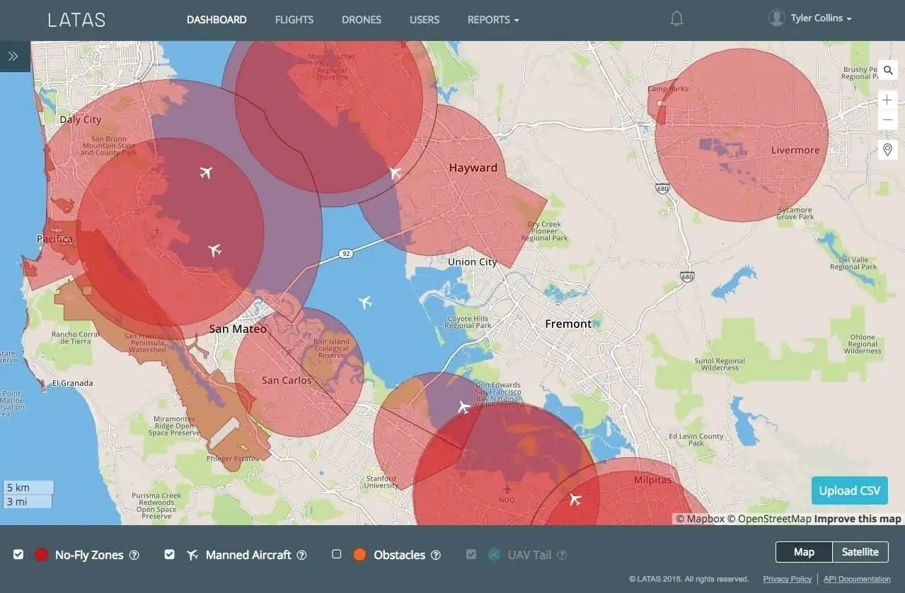 PrecisionHawk LATAS Map