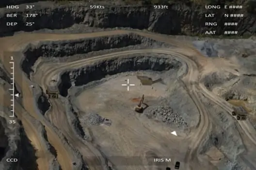 Simlat UAS mining simulation