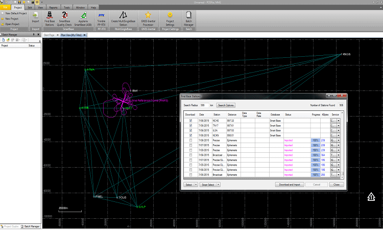 Applanix POSPac MMS 8 Screenshot