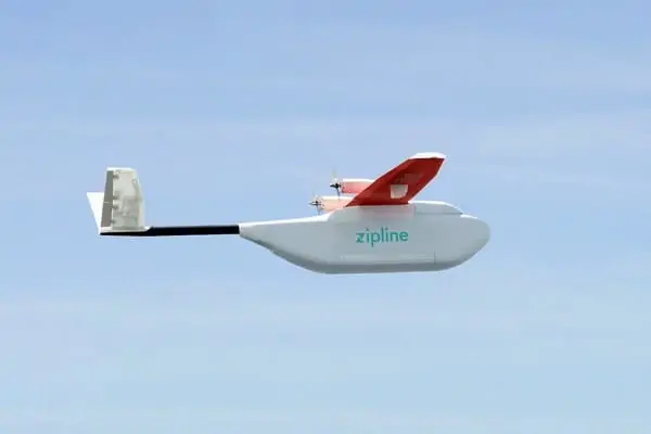 Zipline Medical Delivery Drone