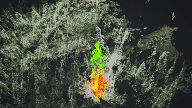 Multispectral 3D image of National Park