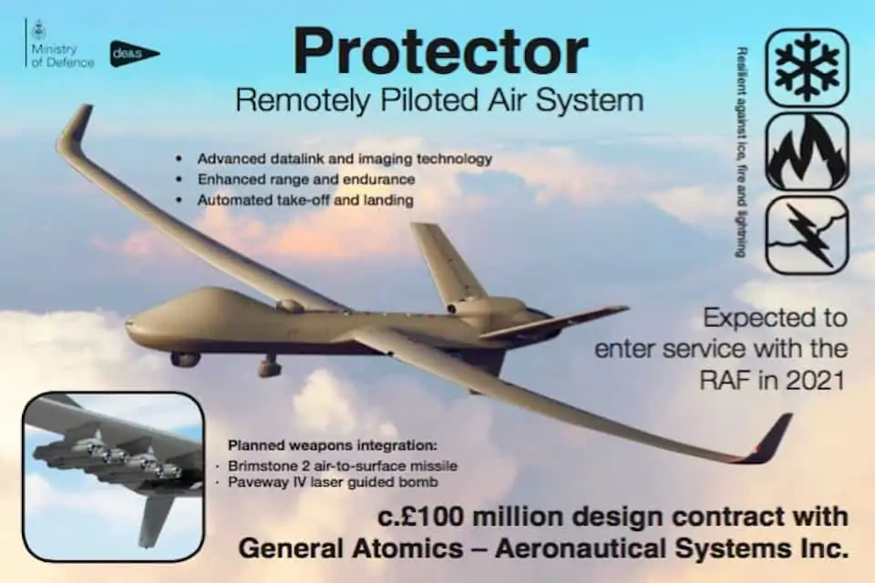 'Protector' RPAS infographic