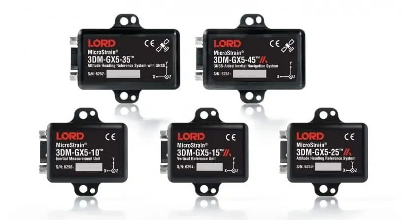 LORD 3DM-GX5 inertial sensors