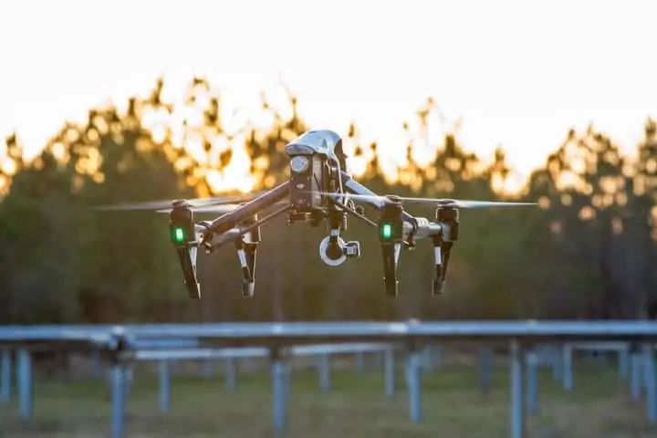 Measure energy infrastructure inspection drone