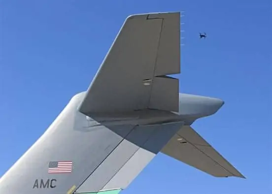 US Air Force C17 drone inspection