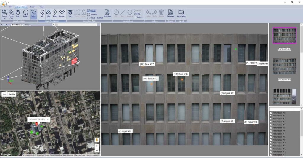 Industrial SkyWorks Blue Vu inspection software