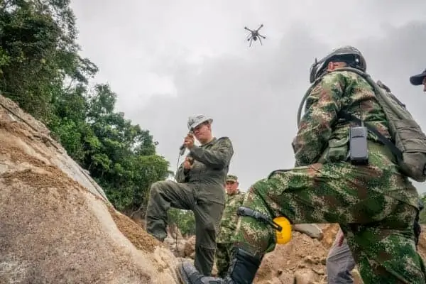 Drone mapping in Colombia