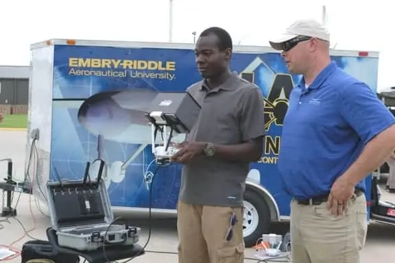 Embry-Riddle UAS student