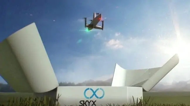 SkyX SkyOne drone and station