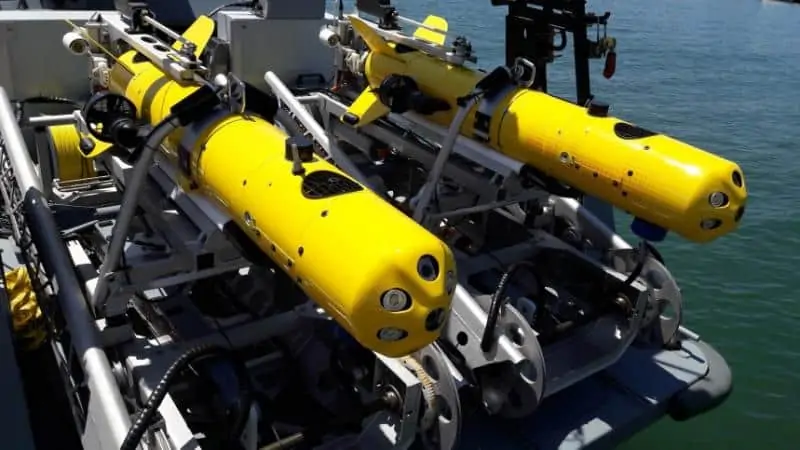 ECA Group USV with AUVs