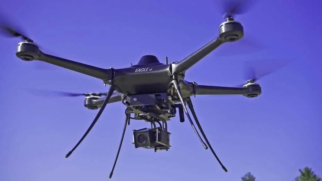 USG-301 Gimbal installed on Eagle XF Drone