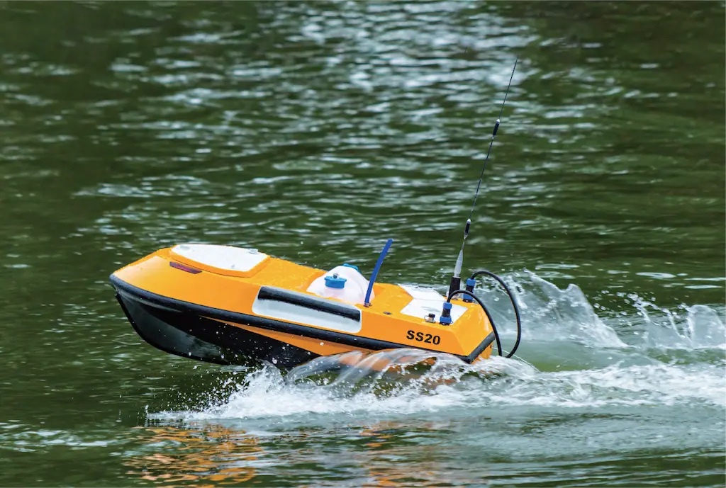 Portable unmanned survey boat