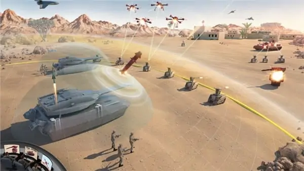 BAE Autonomous Tank and Unmanned Aircraft concept