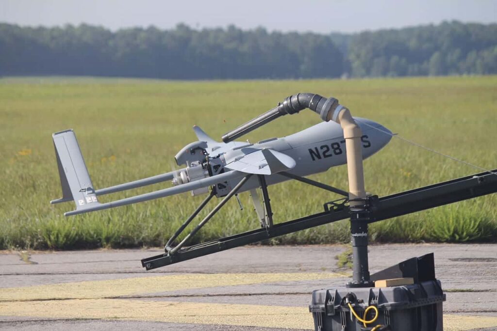 Textron Aerosonde SUAS on Launcher