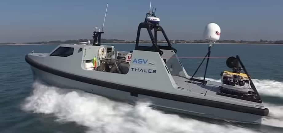 Thales unmanned surface vessel