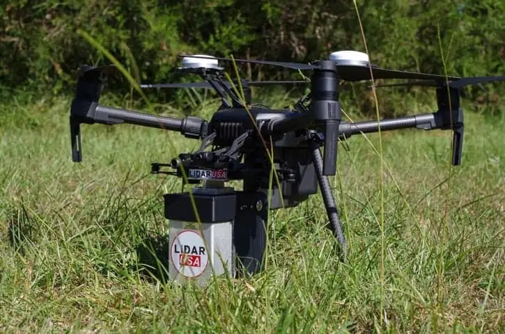 LiDAR USA drone with payload