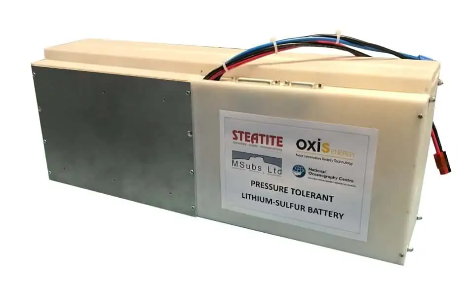 OXIS Energy deep-sea battery