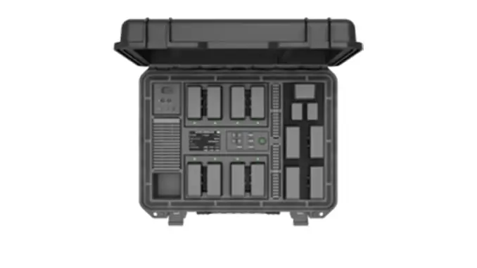 DJI drone battery station