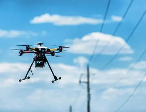 Drone power line inspection