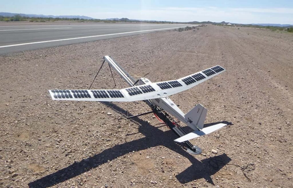 PUMA UAS with solar wings