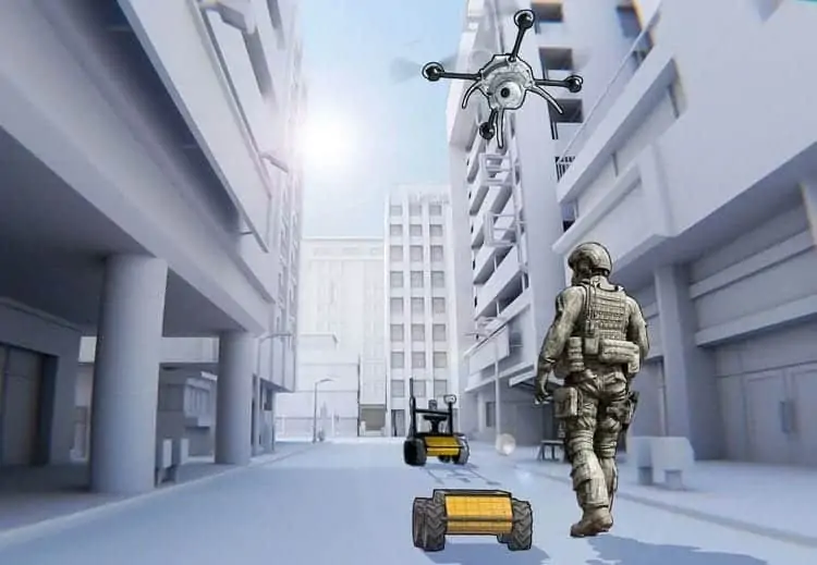 DARPA unmanned systems swarm