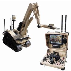 Harris EOD robot with Silvus radio