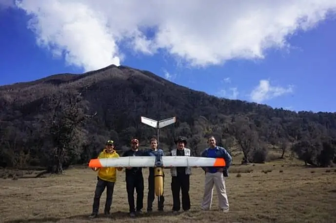 NASA JPL and Black Swift volcano research UAS