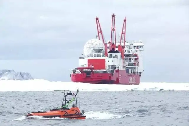 USV Conducts Antarctic Surveying Research