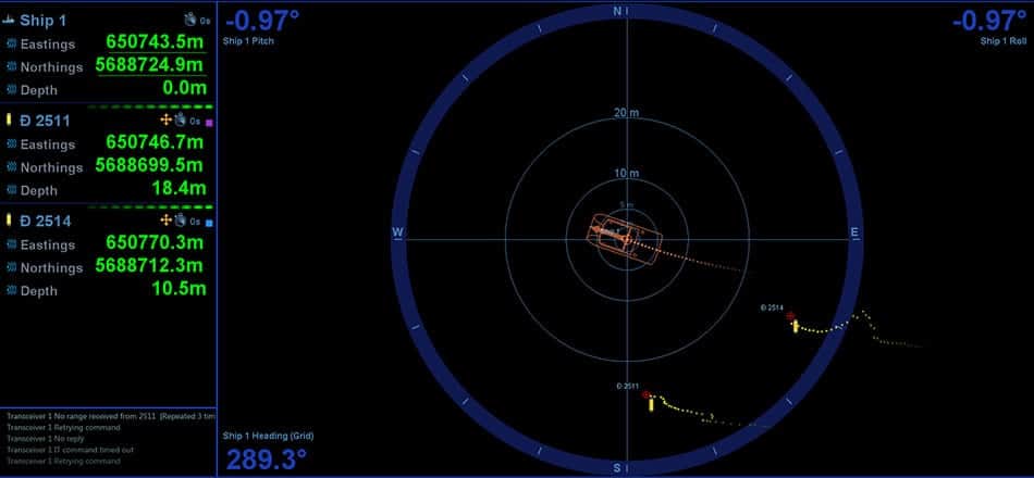 USBL AUV ROV positioning system